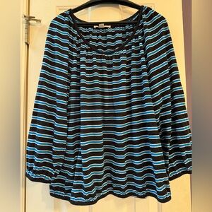 Michael Kors striped shirt with elastic bottom